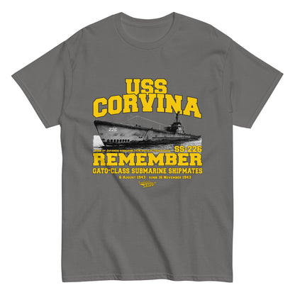 USS Corvina SS-226 submarine t-shirt