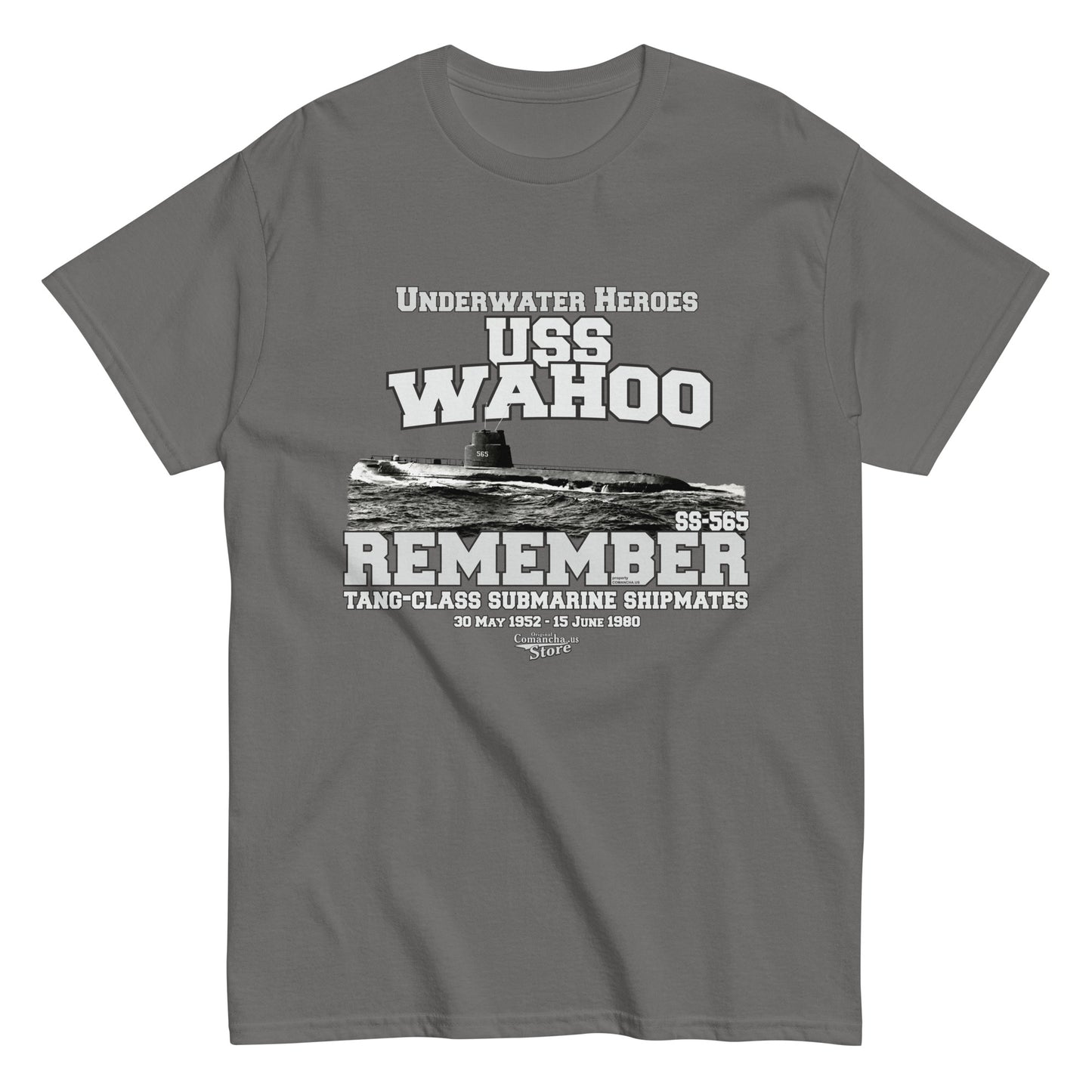 USS Wahoo SS-565 submarine t-shirt