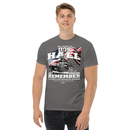 USS Hall DD-583 Destroyer t-shirt