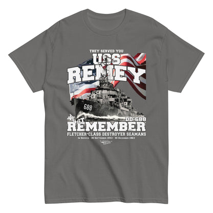 USS Remey DD-688 Destroyer t-shirt