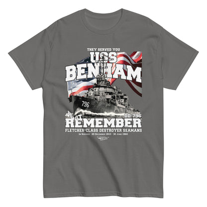 USS Benham DD-796 US Navy destroyer t-shirt