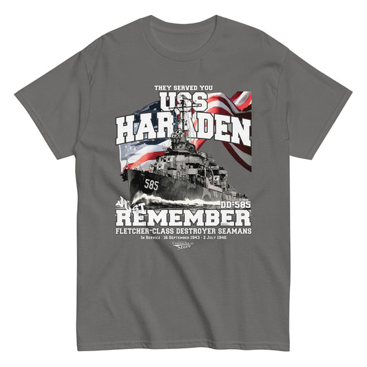 USS Haraden DD-585 destroyer t-shirt