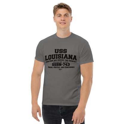 USS LOUISIANA SSBN-733 Submarine Shipmates T-shirt