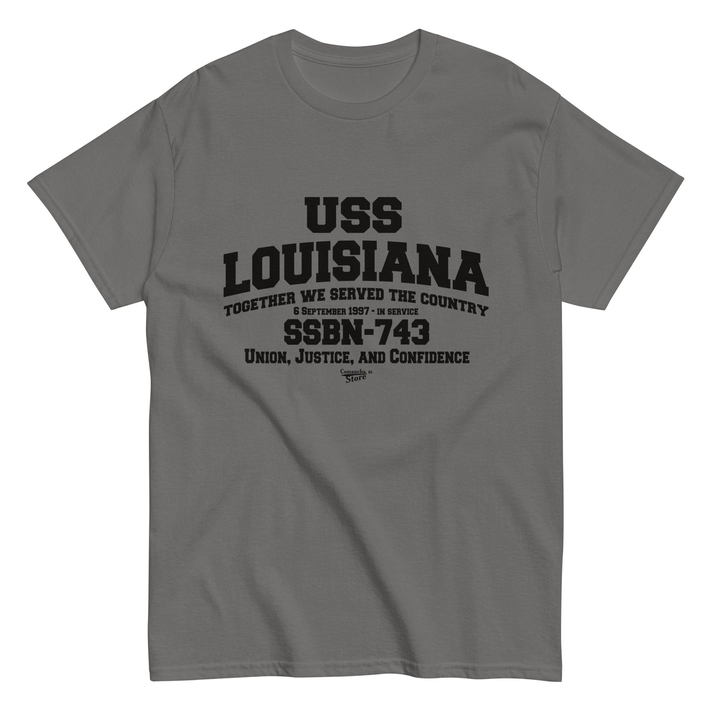 USS LOUISIANA SSBN-733 Submarine Shipmates T-shirt