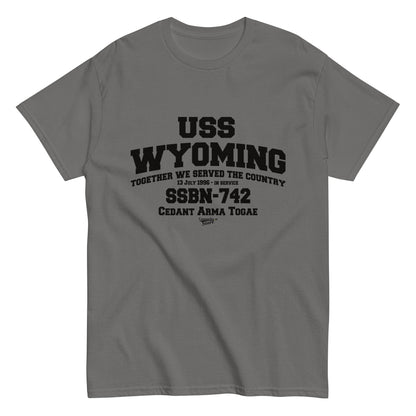 USS WYOMING SSBN-742 Submarine Shipmates T-shirt