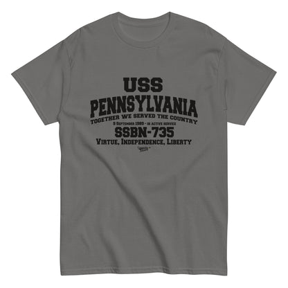 USS PENNSYLVANIA SSBN-735 Shipmates T-shirt