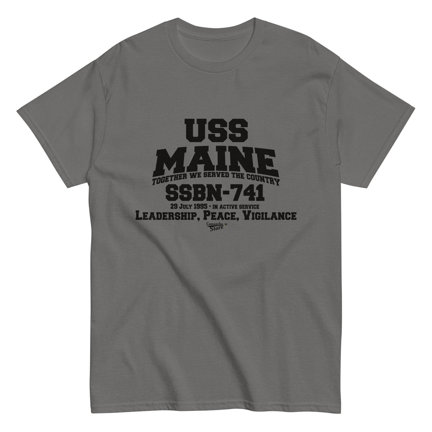 USS MAINE SSBN-741 Shipmates T-shirt