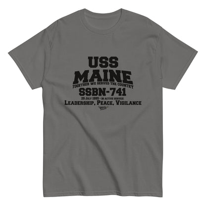 USS MAINE SSBN-741 Shipmates T-shirt