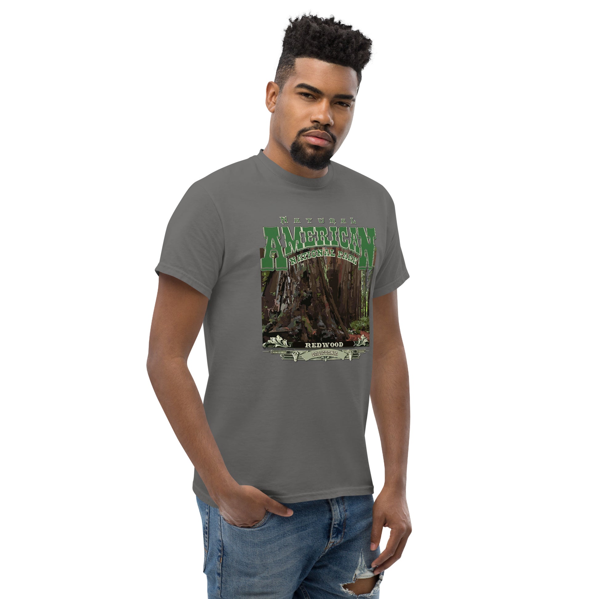 Redwood National Park t-shirt, Comancha Graphics,Redwood t-shirt, Comancha Graphics tee,