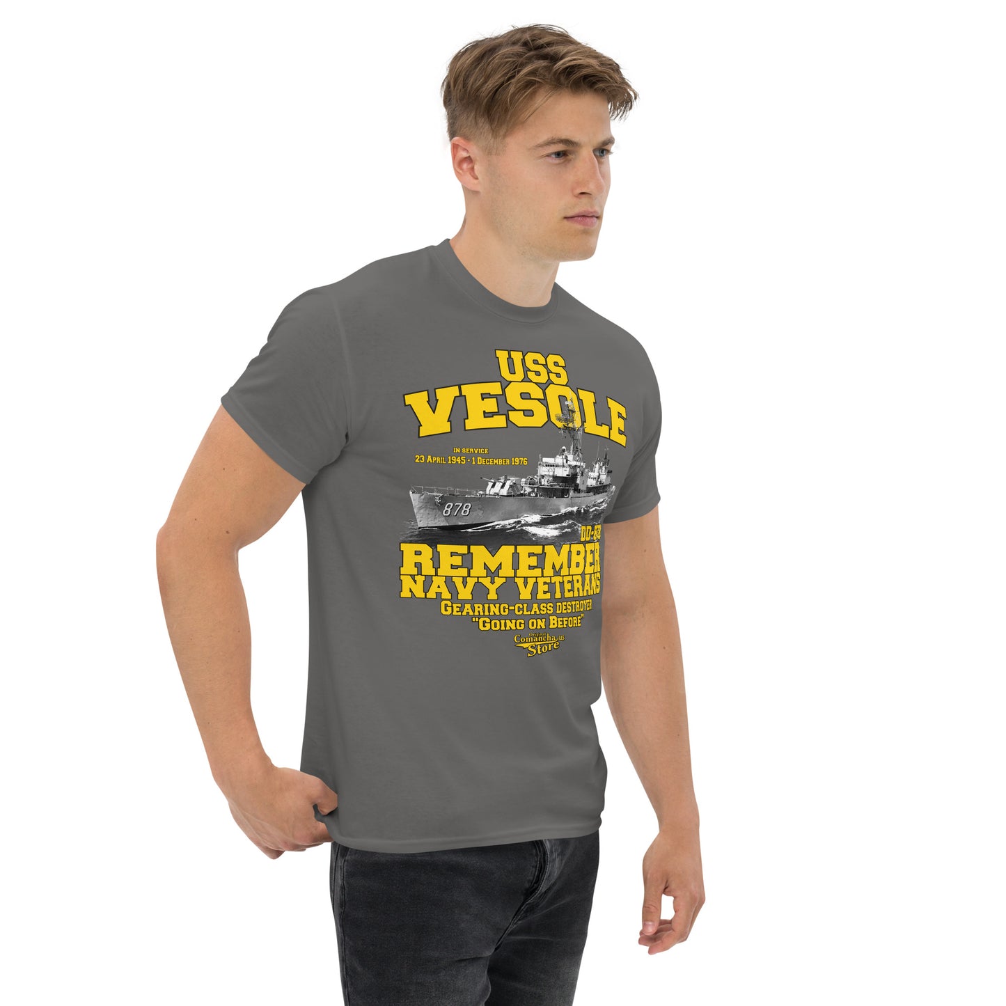 USS Vesole DD-878 Destroyer T-shirt,