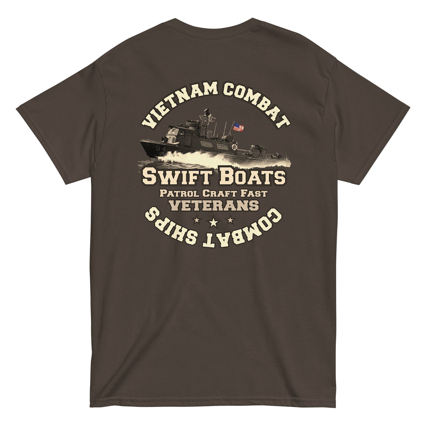 Swift Boats t-shirt, Vietnam combat t-shirt, PCF tee,Swift Boats Vietnam Veterans T-shirt, Comancha Graphics,