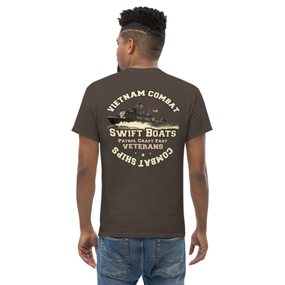 Swift Boats t-shirt, Vietnam combat t-shirt, PCF tee,Swift Boats Vietnam Veterans T-shirt, Comancha Graphics,