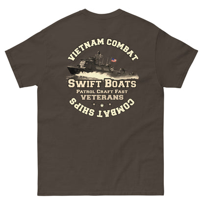 Swift Boats t-shirt, Vietnam combat t-shirt, PCF tee,Swift Boats Vietnam Veterans T-shirt, Comancha Graphics,