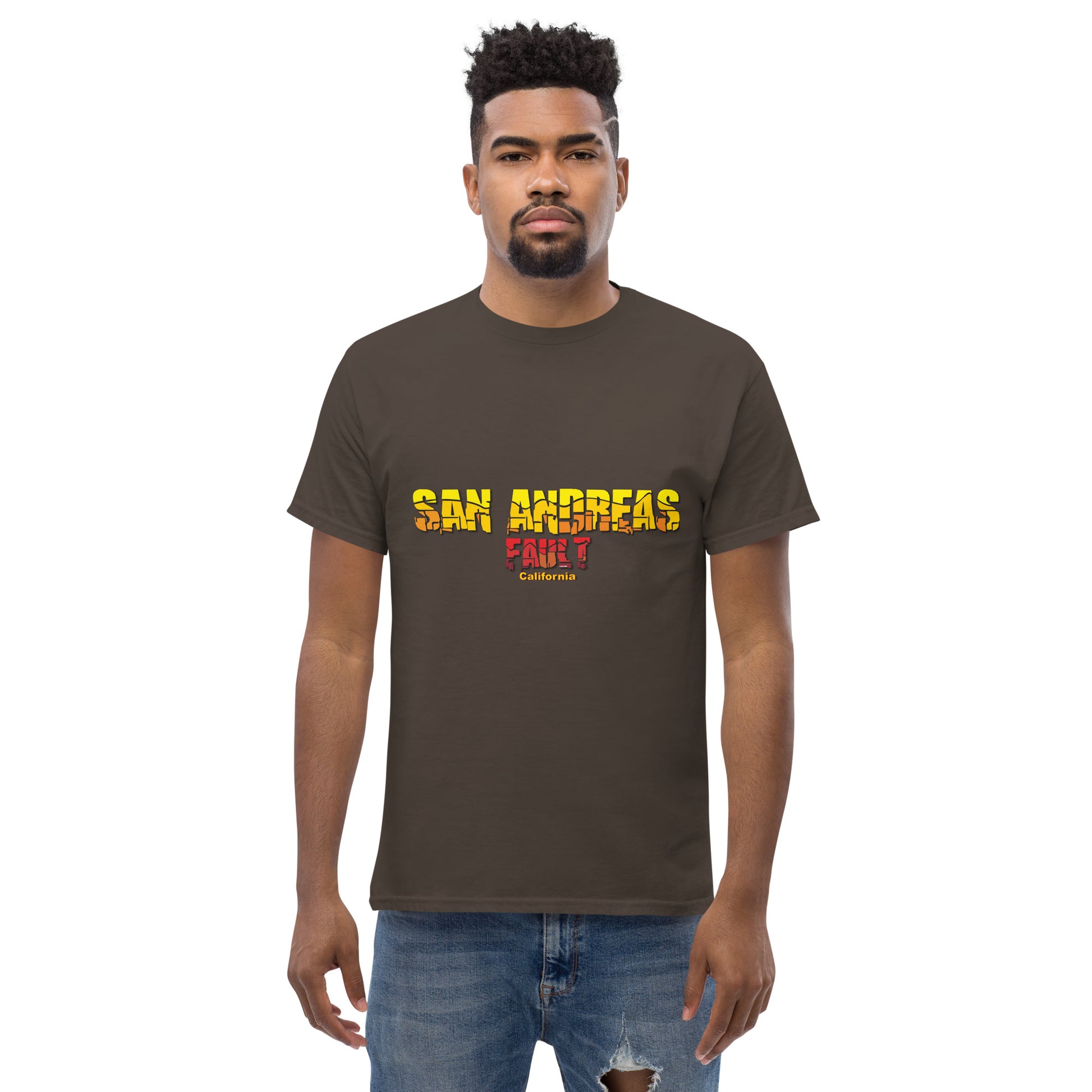 San Andreas Fault, T-Shirt Comancha.us, Comancha Design,San Andreas Fault - California tee, Comancha Graphics tee,