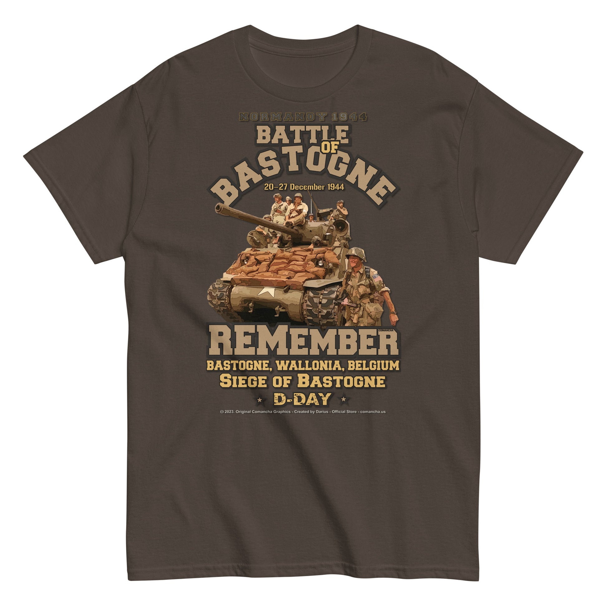 Battle of Bastogne tee, Battle of Bastogne veterans tee,Battle of Bastogne 1944 classic t-shirt, Comancha T-shirts,