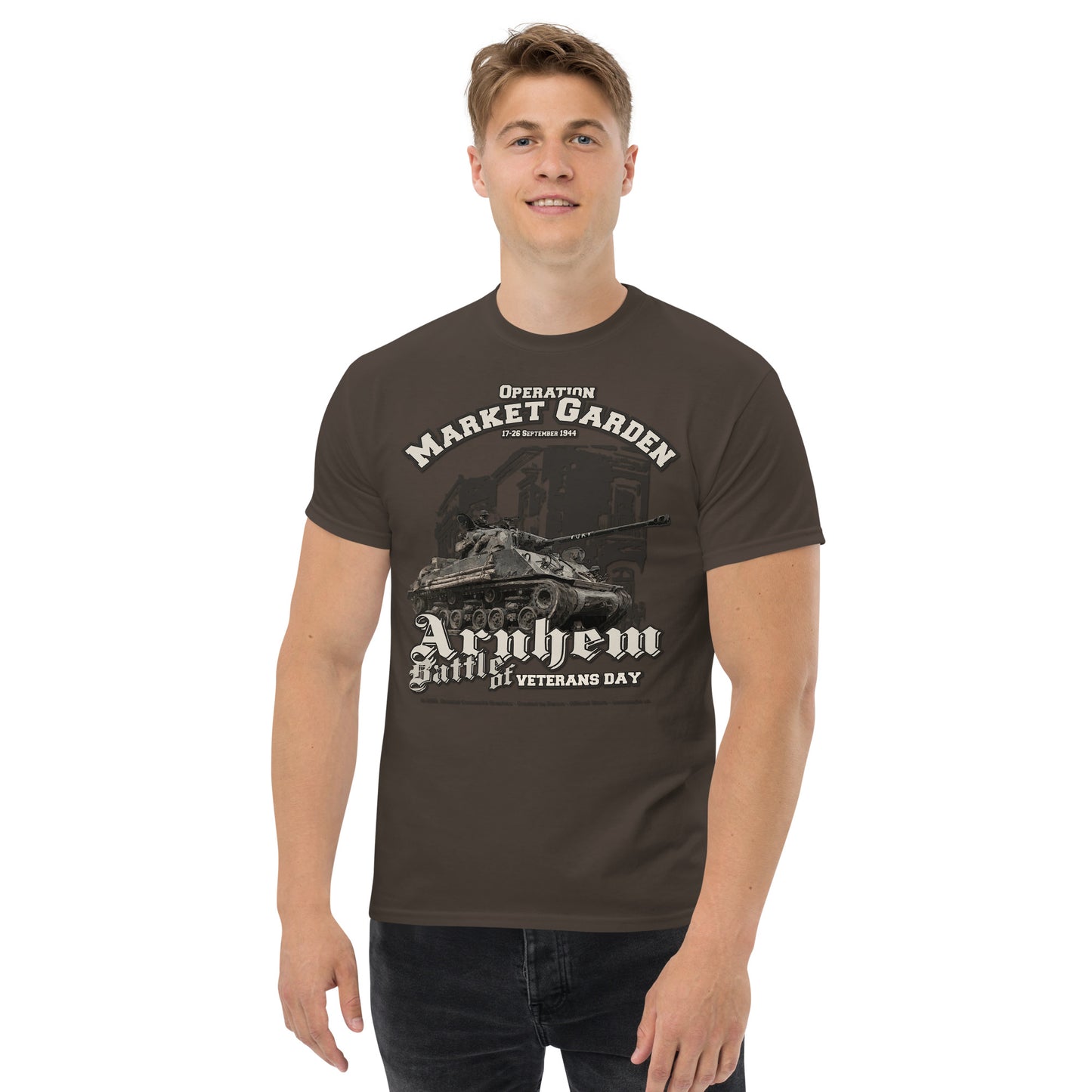 Battle of Arnhem 1944 T-Shirt - Operation Market Garden,Comancha T-Shirt,