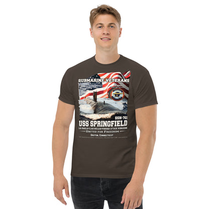 USS SPRINGFIELD SSN-761 Submarine t-shirt