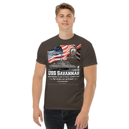 USS SAVANNAH LCS-28 Littoral Combat Ship t-shirt