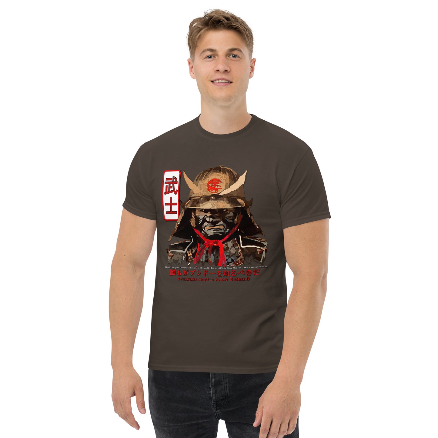 Samurai - Bushido T-shirt, Japanese Tradition T-Shirt, Comancha,