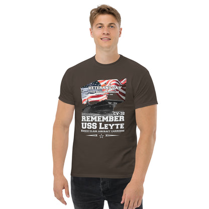 USS LEYETE CV-32 Aircraft Carrier T-Shirt