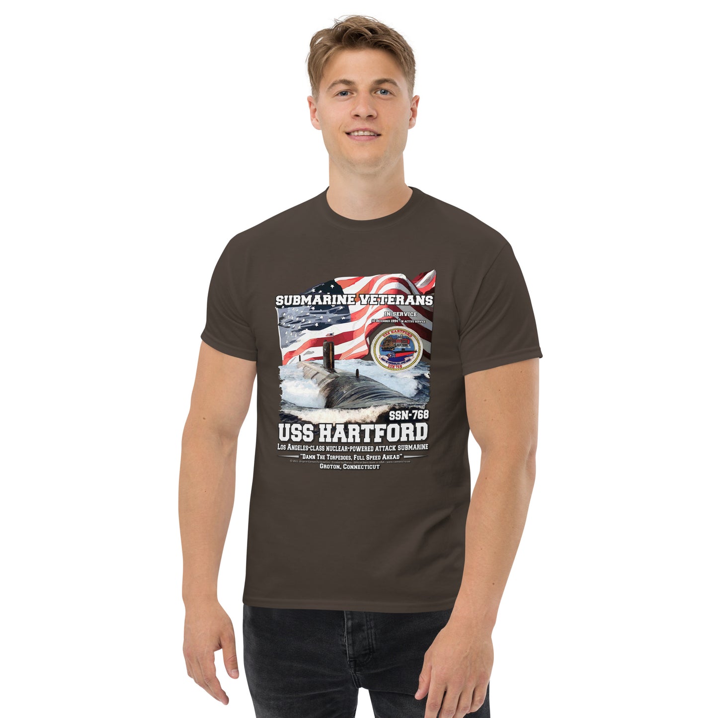 USS HARTFORD SSN-768 Submarine T-Shirt