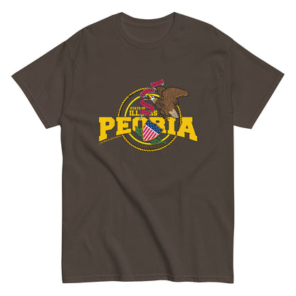 Peoria t-shirt, Illinois T-Shirt, Comancha Graphics,