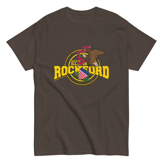 Rockford t-shirt, Illinois T-Shirt Comancha Graphics,