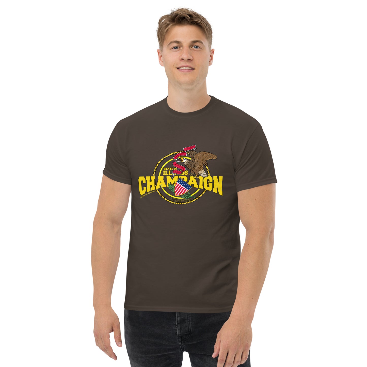 Champaign city t-shirt, Champaign t-shirt,Illinois T-Shirt, Comancha Graphics,