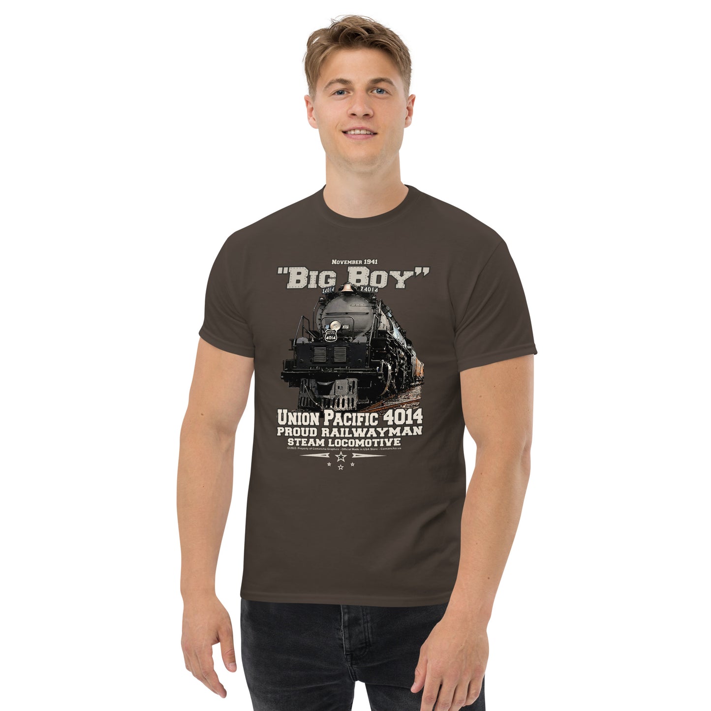 BIG BOY 4014 Steam locomotive T-shirt,Big boy 4014 t-shirt, Steam locomotive t-shirt,