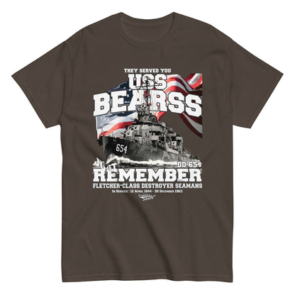 USS Bearss DD-654 Destroyer T-shirt