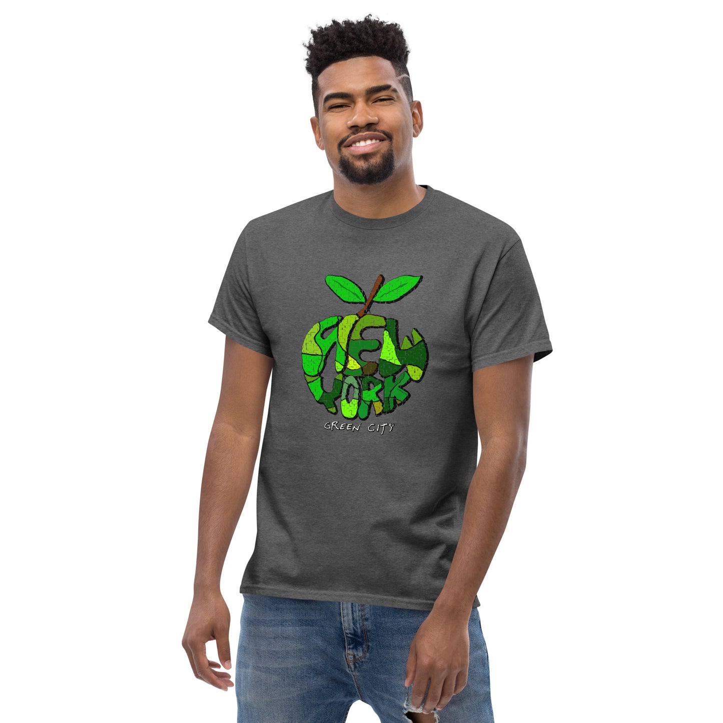 New York City Tee / NYC Green City T-shirt,