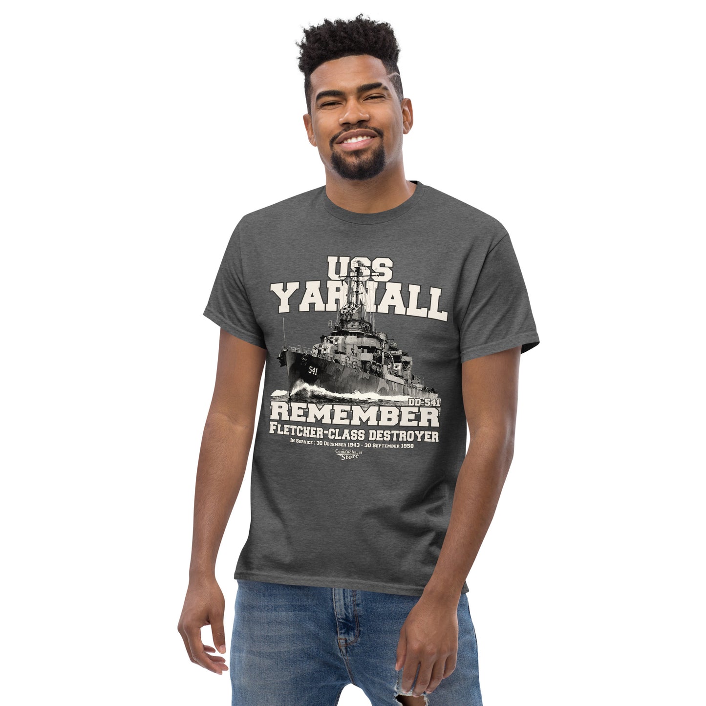 USS Yarnall DD-541 destroyer t-shirt