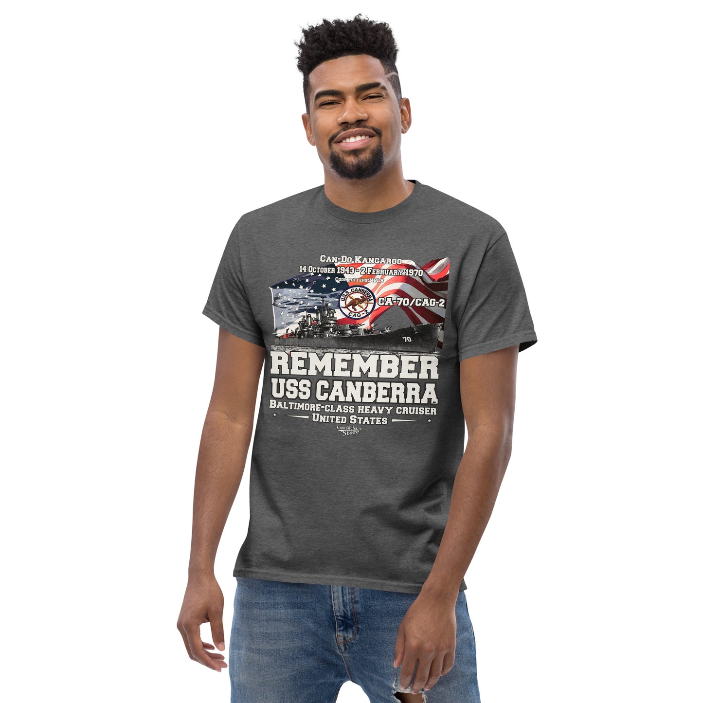 USS Canberra CA-70 t-shirt