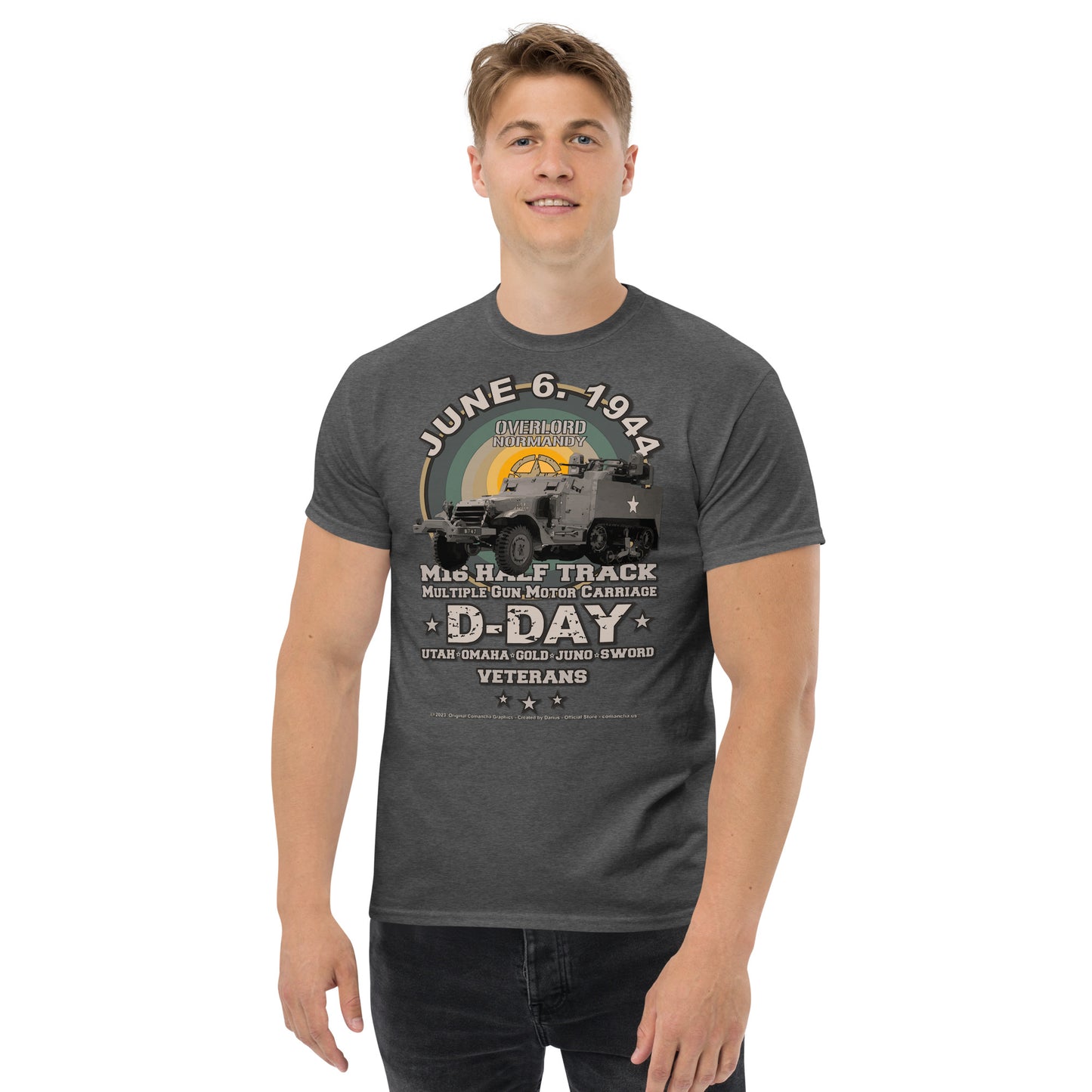 M16 Half Track US Army Veterans T-shirt