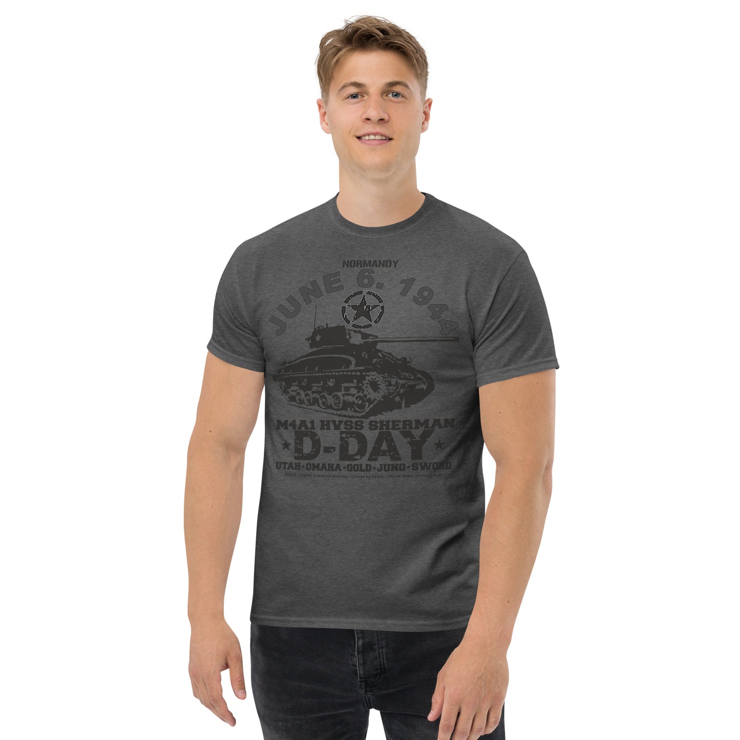 D-Day HVSS Sherman Veterans T-shirt