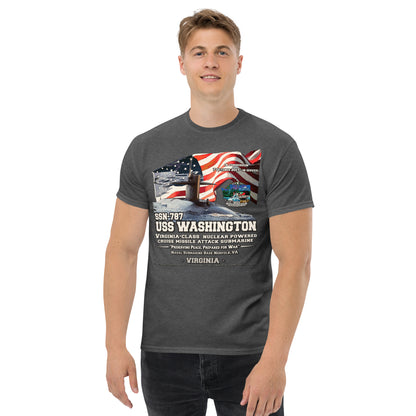 USS WASHINGTON SSN-787 Submarine T-shirt