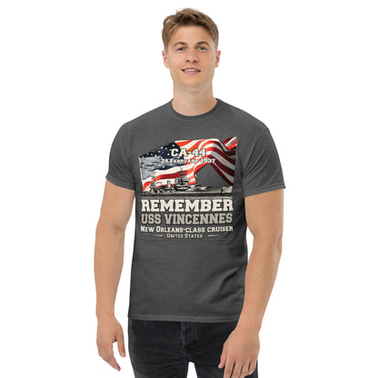 USS VINCENNES CG-49 Cruiser T-shirt , Comancha T-Shirt,