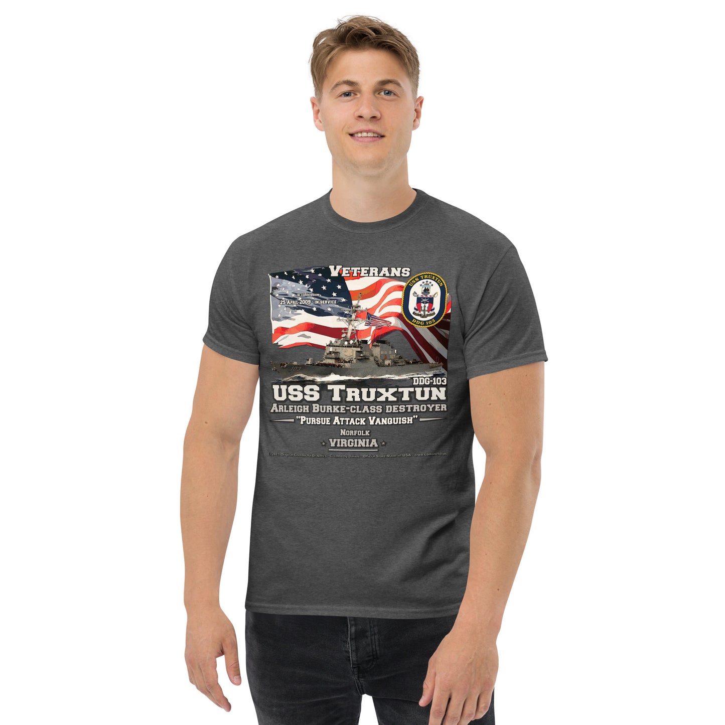 USS TRUXTUN DDG-103 Destroyer t-shirt