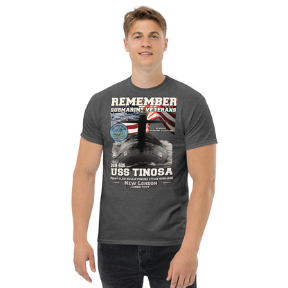 USS TINOSA SSN-606 Attack Submarine t-shirt