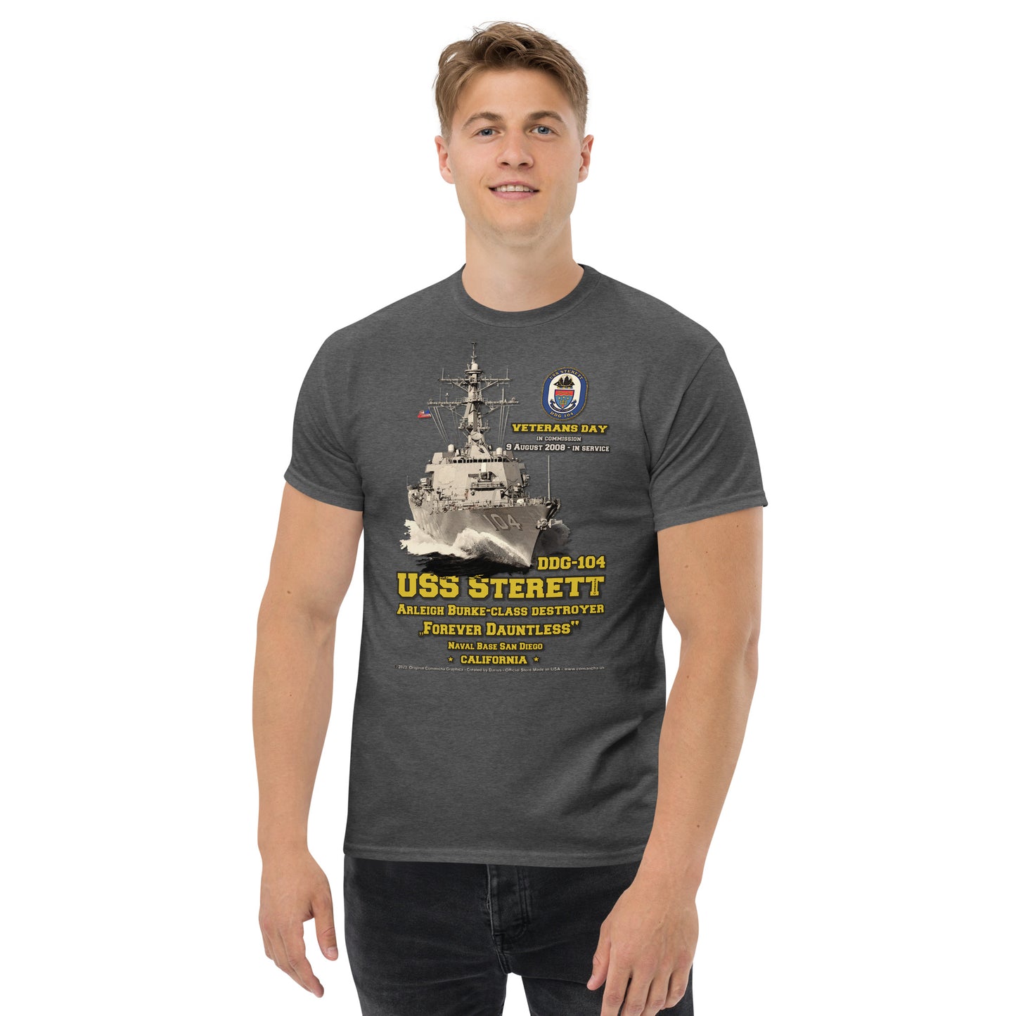 USS STERETT DDG-104 Destroyer t-shirt