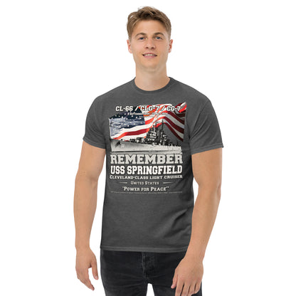 USS SPRINGFIELD CL-66 Light Cruiser t-shirt