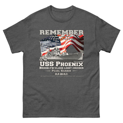 USS PHOENIX CL-46 Light Cruiser T-Shirt