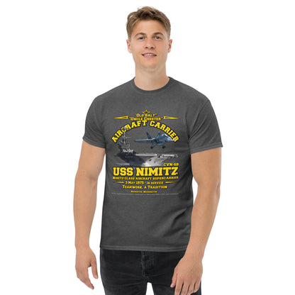 USS NIMITZ CVN-68 Aircraft Carrier T-shirt