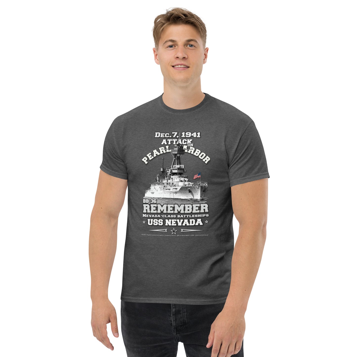 USS NEVADA BB-36 Battleship, Veterans t-shirt, Comancha T-shirts,