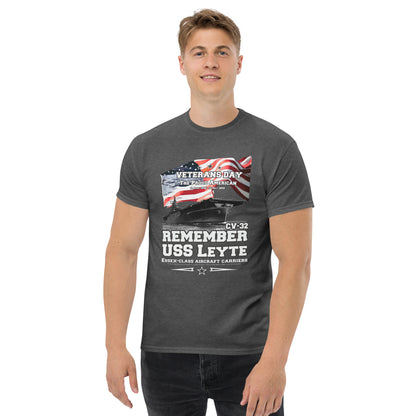 USS LEYETE CV-32 Aircraft Carrier T-Shirt