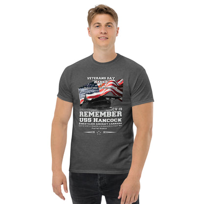 USS HANCOCK CVN-19 Aircraft Carrier T-shirt