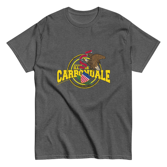 Carbondale t-shirt, Illinois state t-shirt,Illinois T-shirt, Comancha Graphics,