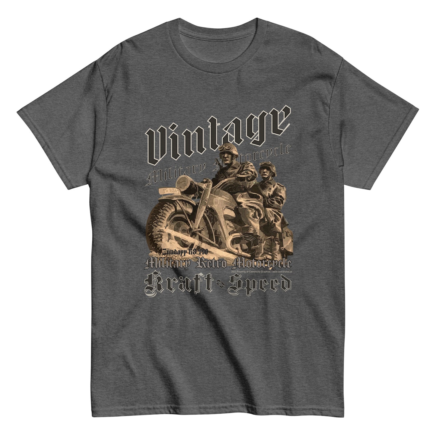 Zundapp motorcycle t-shirt,Zundapp t-shirt,Zundapp KS-750 t-shirt, German motorcycle t-shirt, Comancha Graphics,