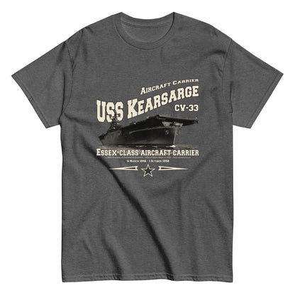 USS KEARSARGE tee,USS KEARSARGE CV-33 tee, US Navy t-shirt, aircraft carrier veterans T-shirt, Property Comancha Graphics,