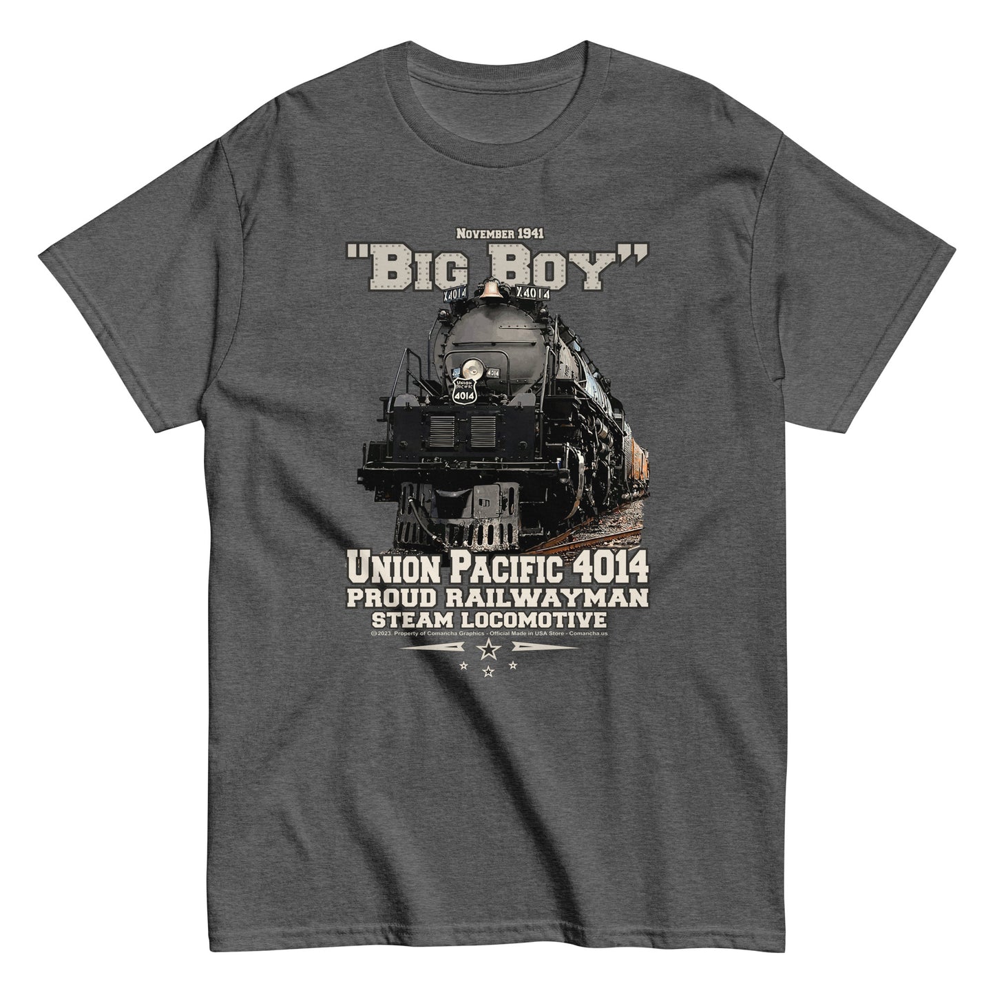 BIG BOY 4014 Steam locomotive T-shirt,Big boy 4014 t-shirt, Steam locomotive t-shirt,